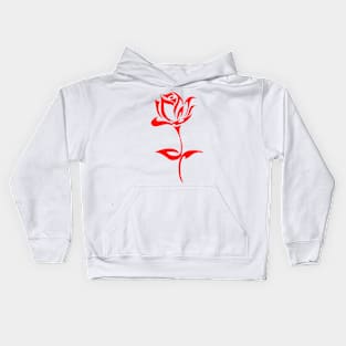 tribal rose Kids Hoodie